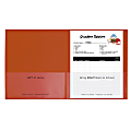 C-Line Classroom Connector School-To-Home Folders, 8-1/2" x 11", Orange, Box Of 25 Folders 1 thumbnail image