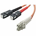Belkin Duplex Fiber Optic Cable - SC Male - LC Male - 98.43ft