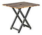 Vari Standing Meeting Table, Reclaimed Wood