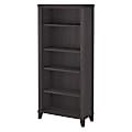 Bush Business Furniture Somerset 66"H 5-Shelf Bookcase, Storm Gray, Standard Delivery 1 thumbnail image