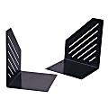 Office Depot® Brand Beveled-Edge Metal Bookend, 6 3/16", Black, Pack Of 2