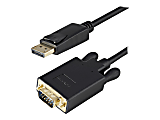 StarTech.com 3ft (1m) DisplayPort to VGA Cable, Active DisplayPort to VGA Adapter Cable, 1080p Video, DP to VGA Monitor Converter Cable - DP2VGAMM3B 1 thumbnail image