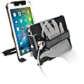 CTA Digital Anti-Theft Case with Built-In Grip Stand for iPad mini - Black