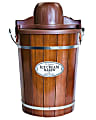 Nostalgia Electrics 6-Qt Wood Bucket Ice Cream Maker, Woodgrain