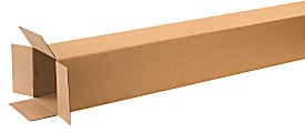 Office Depot® Brand Corrugated Cartons, 8" x 8" x 60", Kraft, Pack Of 15