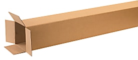 Office Depot® Brand Corrugated Cartons, 8" x 8" x 60", Kraft, Pack Of 15 1 thumbnail image