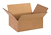 Partners Brand Flat Corrugated Boxes, 13" x 10" x 5", Kraft, Pack Of 25 1 thumbnail image