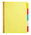 Office Depot® Brand Insertable Dividers With Tabs, 8 1/2" x 11", Multicolor, 5-Tab 1 thumbnail image