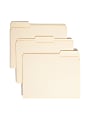 Smead® File Folders, Letter Size, 1/3 Cut, Manila, Pack Of 100