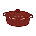 Cuisinart Chef's Classic CI755-30CR Casserole - 5.5 quart Sauce Pot - Cast Iron - Oven Safe