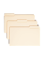 Smead® Manila File Folders, Legal Size, 1/3 Cut, Pack Of 100