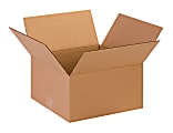 Partners Brand Corrugated  Boxes, 13" x 13" x 7", Kraft, Pack Of 25