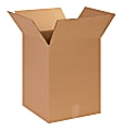 Partners Brand Corrugated Boxes, 14" x 14" x 18", Kraft, Pack Of 25