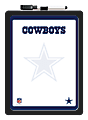 Markings by C. R. Gibson® Dry-Erase White Board, Paper, 8 1/2" x 11", Dallas Cowboys, Black Plastic Frame