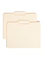 Smead® Selected Tab Position Manila File Folders, Letter Size, 1/3 Cut, Position 2, Pack Of 100