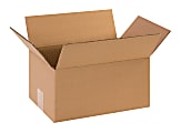Partners Brand Corrugated  Boxes, 12" x 8" x 6", Kraft, Pack Of 25