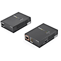 StarTech.com 1 Port Gigabit PoE Injector & Splitter Kit - 60W High/Ultra Power over Ethernet Injector 100m - 12V-24VDC Out 802.3bt Midspan 1 thumbnail image