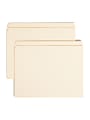 Smead® File Folders, Letter Size, Straight Cut, Manila, Pack Of 100