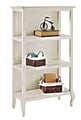 Realspace® Lakeview 3-Shelf Bookcase, 52"H x 30"W x 14"D, Antique White
