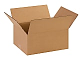Partners Brand Corrugated Boxes, 14" x 11" x 6", Kraft, Pack Of 25