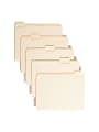 Smead® File Folders, Letter Size, 1/5 Cut, Manila, Pack Of 100