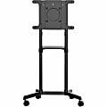 StarTech.com Mobile TV Cart, Portable Rolling TV Stand for 37-70" VESA Display (154lb/70kg) - Mobile TV Stand w/ Casters - Cart - for flat panel - steel - screen size: 37"-70"