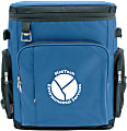 Custom Promotional Saratoga 18-Can Cooler Backpack, 15-1/2" x 12-1/2", Blue 1 thumbnail image