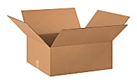 Partners Brand Corrugated Boxes, 20" x 18" x 8", Kraft, Pack Of 25