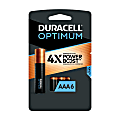 Duracell® Optimum AAA Alkaline Batteries, Pack Of 6