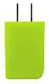 Wireless Gear Dual USB AC Charger, Green