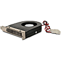 StarTech.com Expansion Slot Rear Exhaust Cooling Fan with LP4 Connector - PC Case Exhaust Fan/Video Card Cooler Fan - FANCASE 1 thumbnail image