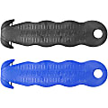 COSCO Steel Blade Plastic Handle Safety Cutter - Plastic, Steel - Blue, Black 1 thumbnail image