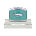 Custom ECO-GREEN Xstamper® Pre-Inked Stamp, N26, 11/16" x 3-5/16" Impression 1 thumbnail image