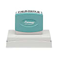 Custom ECO-GREEN Xstamper® Pre-Inked Stamp, N27, 65% Recycled, 1-9/16" x 3-15/16" Impression