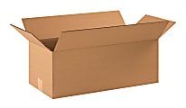 Office Depot® Brand Corrugated Cartons, 22" x 10" x 8", Kraft, Pack Of 20