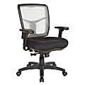 Office Star™ Pro-Line II® Air Mist Ergonomic Mesh Mid-Back Manager Chair, White 1 thumbnail image