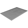 Crown Mats Tuff-Spun Foot-Lover Mat - Cement Floor, Service Counter, Cashier's Station, Warehouse, Industry, Indoor, Mailroom, Floor - 10 ft Length x 36" Width x 0.38" Thickness - Rectangle - Vinyl, Closed-cell PVC Foamboard - Gray