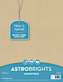 Wausau Astrobrights® Card Stock, Letter Paper Size, 70 Lb, Gold Pearl Linen, Pack Of 25 Sheets 1 thumbnail image