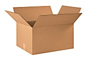 Partners Brand Corrugated Boxes, 22" x 17" x 12", Kraft, Pack Of 10