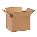 Partners Brand Corrugated Printer's Boxes, 12" x 9" x 8", Kraft, Pack Of 25