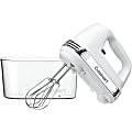 Cuisinart Power Advantage PLUS HM-90S Hand Mixer With Storage Case, 8-15/16”H x 8-7/16”W x 3-15/16”D, White 1 thumbnail image