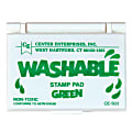 Center Enterprise Washable Stamp Pads, 2 1/4" x 3 3/4", Green, Pack Of 6 1 thumbnail image