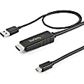 StarTech.com 6ft (2m) HDMI to Mini DisplayPort Cable 4K 30Hz - Active HDMI to mDP Adapter Cable with Audio - HD2MDPMM2M 1 thumbnail image