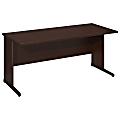 Bush Business Furniture Components Elite C Leg Desk 66"W x 30"D, Mocha Cherry, Premium Installation