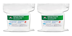 Clorox Healthcare Hydrogen Peroxide Disinfecting Wipes, 12" x 11", 185 Wipes Per Pack, Case Of 2 Packs 1 thumbnail image