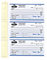 Custom Carbonless Business Forms, Pre-Formatted 2-Part Receipt Books, 6 1/2” x 8 1/2”, White/Canary, 252 Sets Per Book, Box Of 2