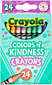 Crayola® Colors of Kindness Crayons, Assorted Colors, Box Of 24 Crayons