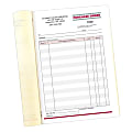 Custom Carbonless Business Forms, Pre-Formatted, Purchase Order Book, 5 3/4” x 8 1/2", 2-Part, 50 Sets per Book, 2 Books per Box