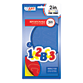 Creative Start® Repositionable Vinyl Peel & Stick Letters And Numbers, 2", Block, Blue/Red/Yellow, Pack Of 399