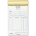 Custom Pre-Formatted 3-Part Business Forms, Multi-Purpose Sales Book, 5 1/2" x 8 1/2", White/Canary/Pink, 50 Sets Per Book, Box Of 10 Books